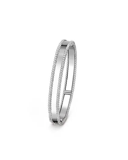 POLISHED BEADED BANGLE