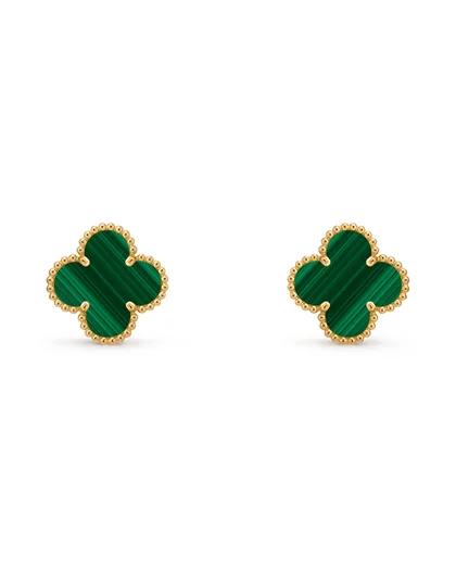GREEN CLOVER EARRINGS